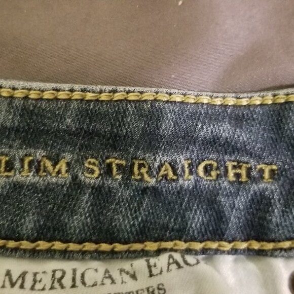 AE slimstraight jeans, 28 X 30 - Picture 3 of 9